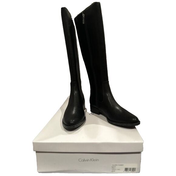 Calvin Klein Women's Talloria Knee High Boots Black - 6M - New In Box - Picture 9 of 16